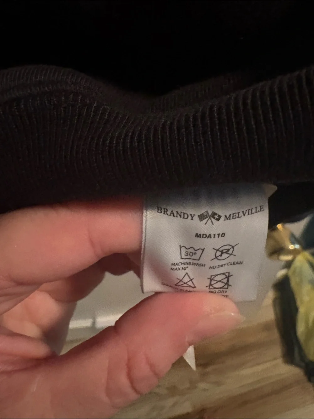 Brandy Melville Black Brooklyn NYC Hoodie - Women’s